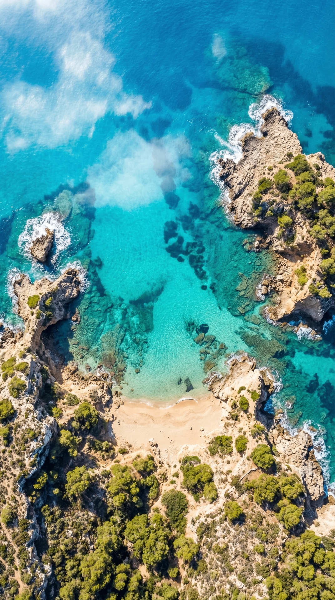 Aguas tan puras que reflejan el cielo