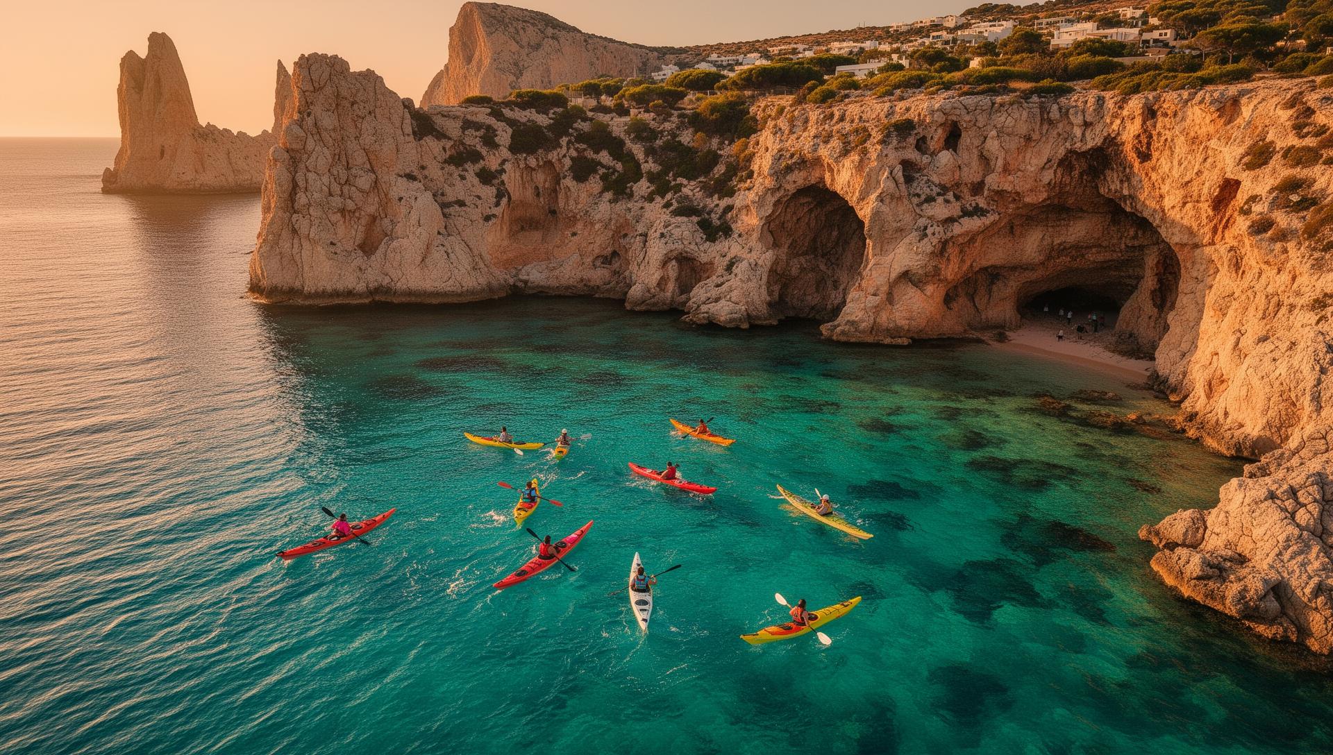 Kayaks en Ibiza
